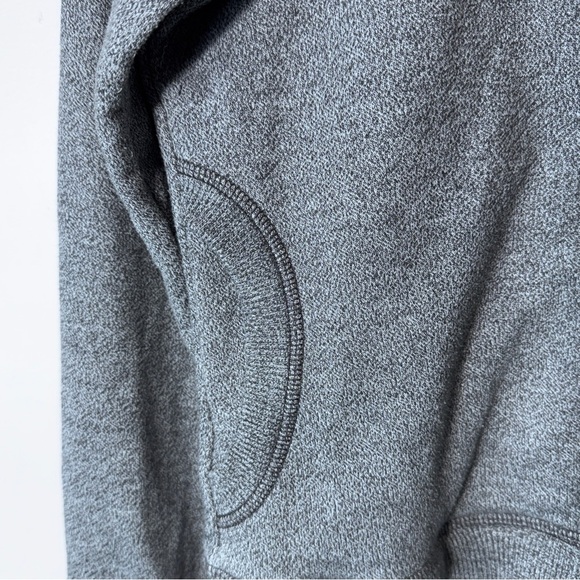 Patagonia Cloud Stack Grey Full Zip Hoodie Thumbholes Size Medium - Picture 6 of 12